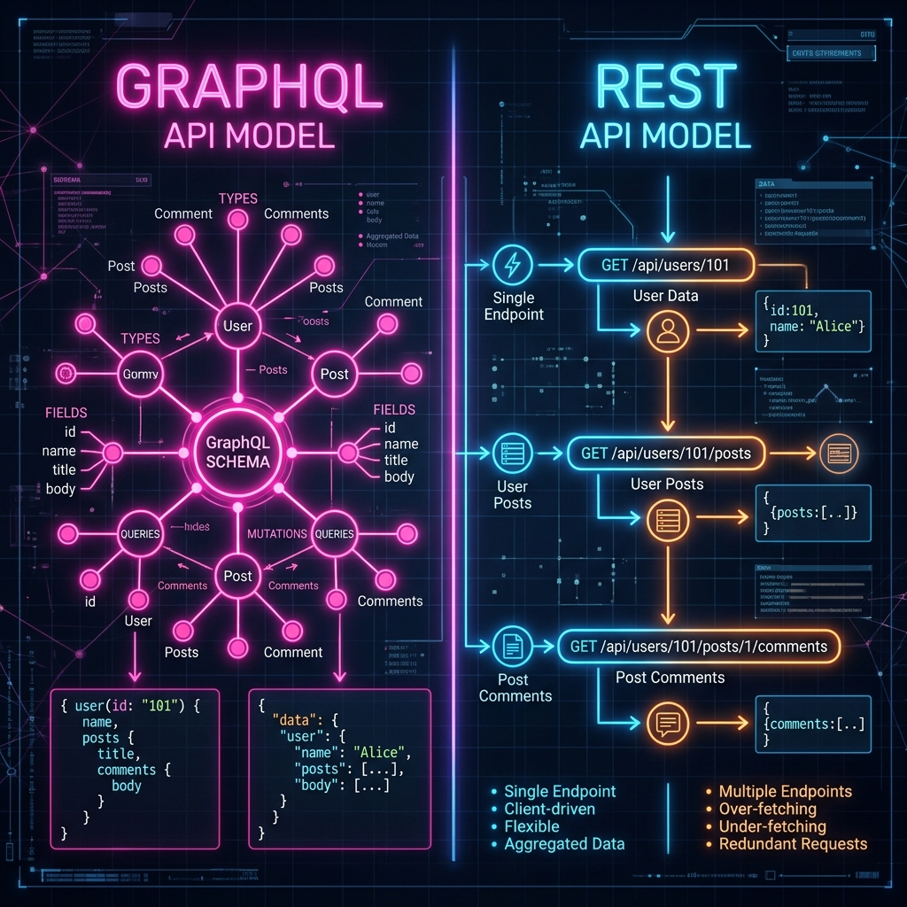 GraphQL vs. REST: Designing APIs for Modern High-Traffic Web Apps