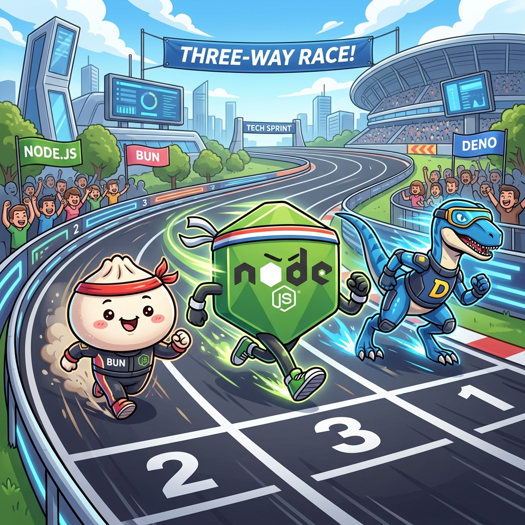 Node.js vs. Bun vs. Deno: Benchmark and Runtime Comparisons